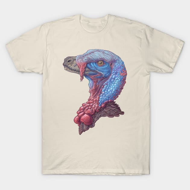 Murder Turkey (Velociraptor mongoliensis) T-Shirt by CoffeeBlack